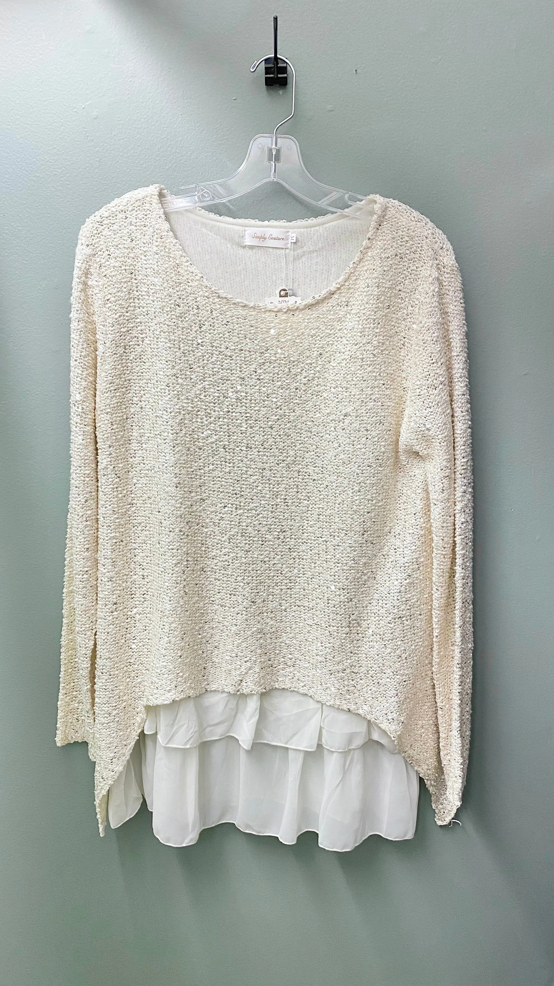 * Clearance - M - Simply Couture Sparkling Knit