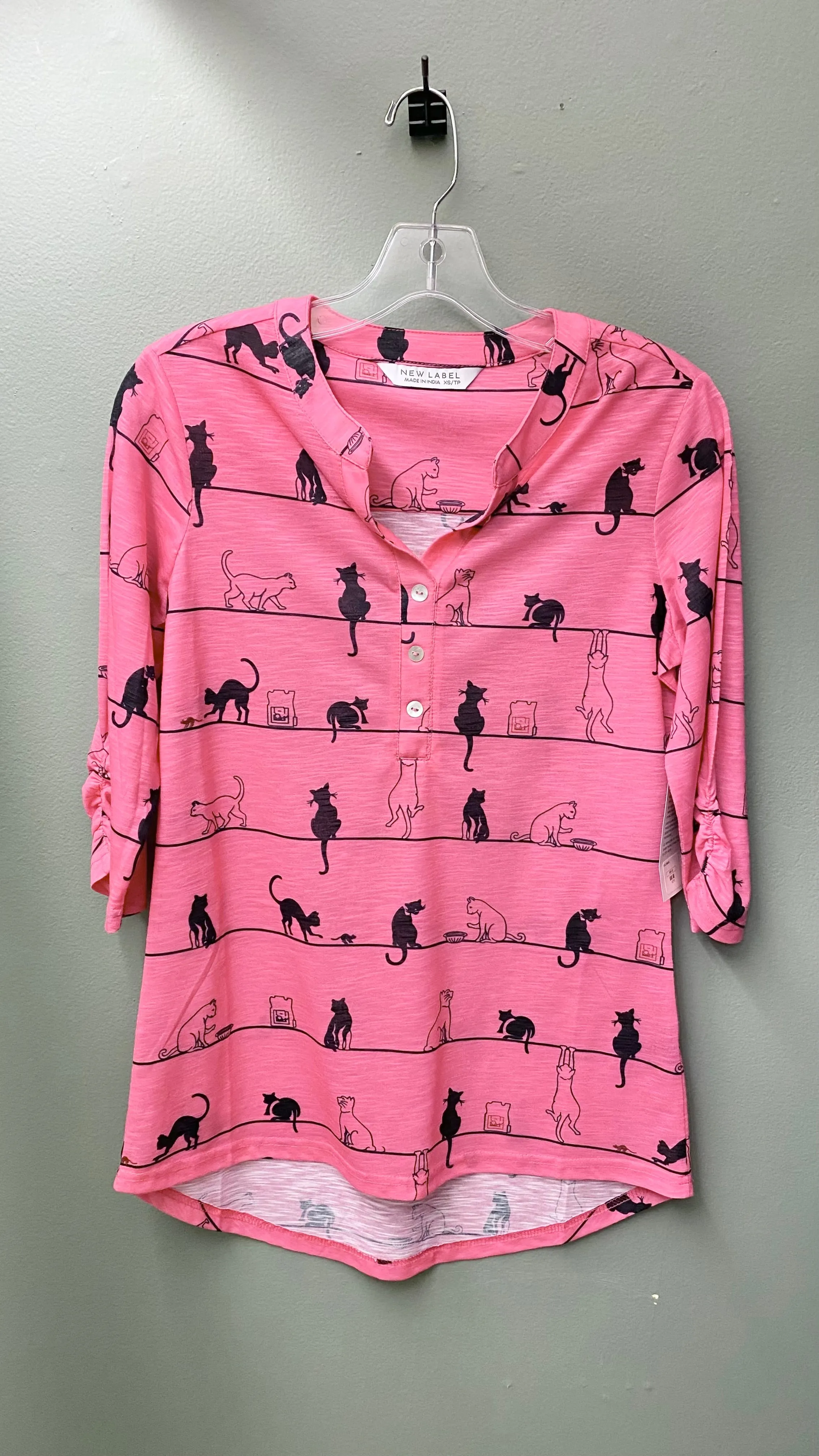 * Clearance - XS - New Label Cats Print