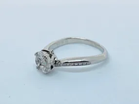 18ct Diamond Ring 0.56cts - Size M