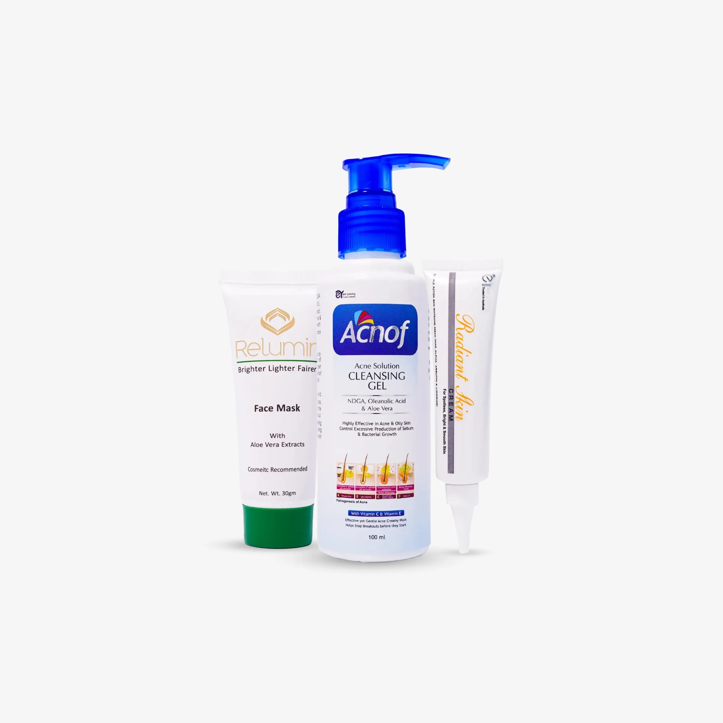 Acne, Pores & Whitening Bundle