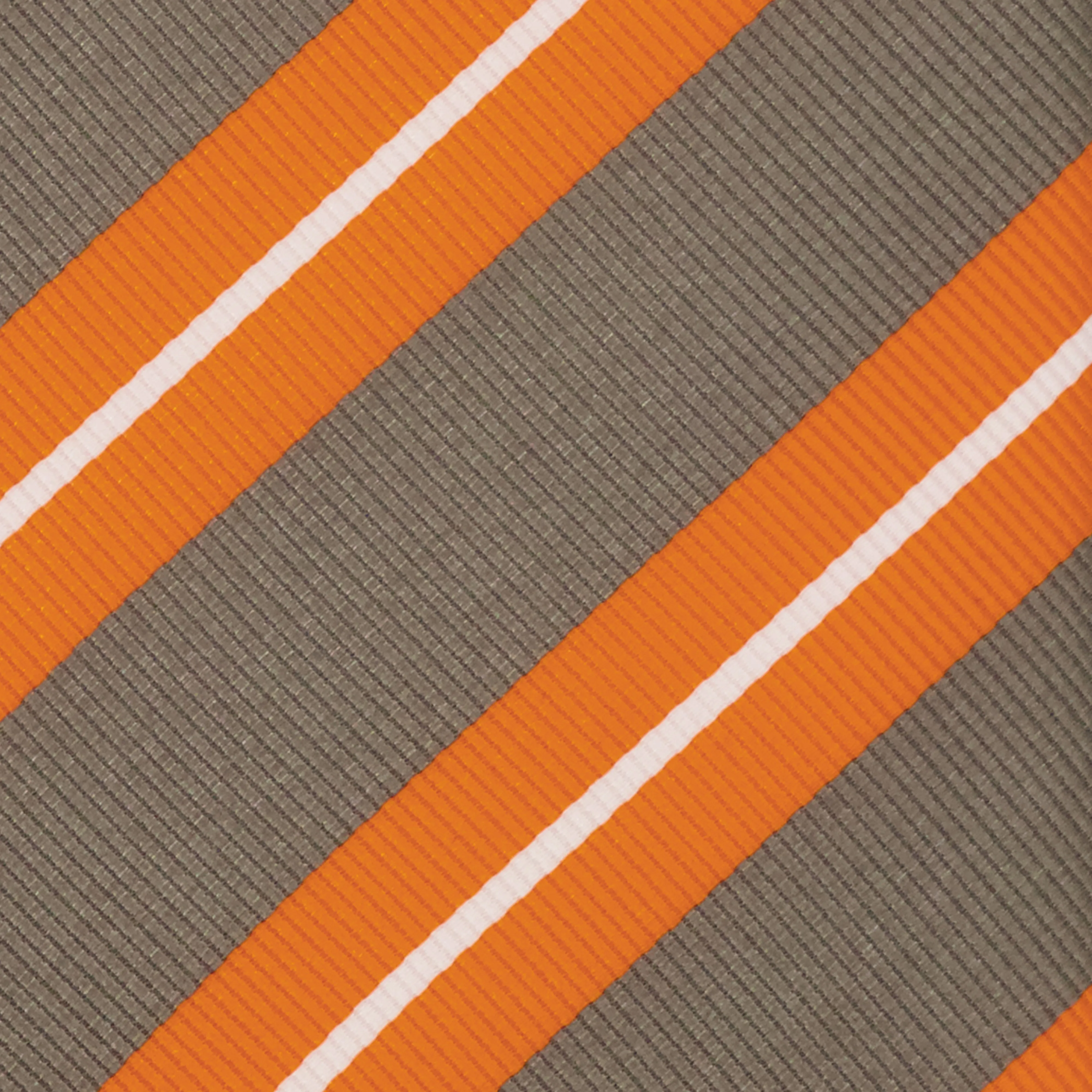 Alma Mater Heritage Stripe Flouro Orange Tie