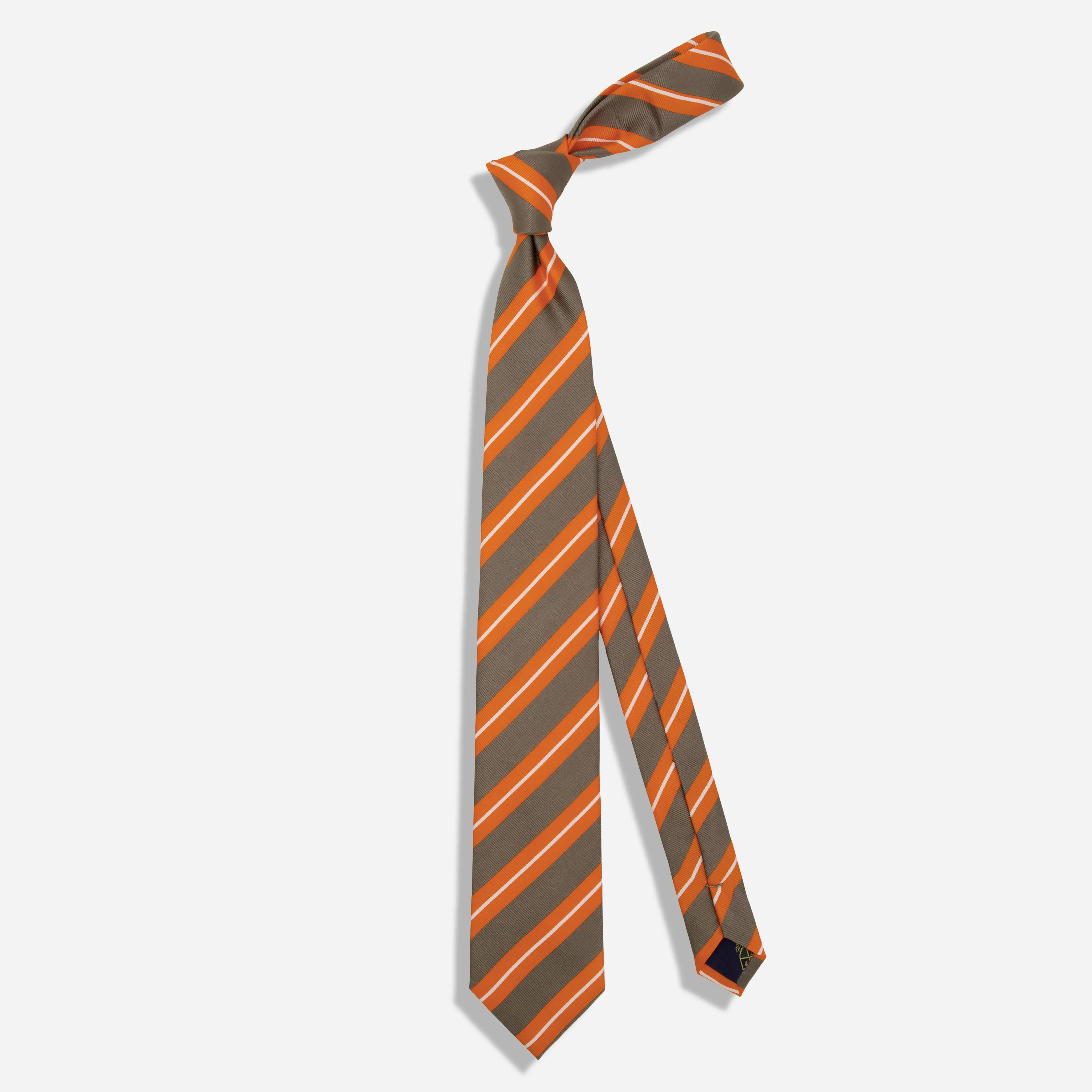 Alma Mater Heritage Stripe Flouro Orange Tie