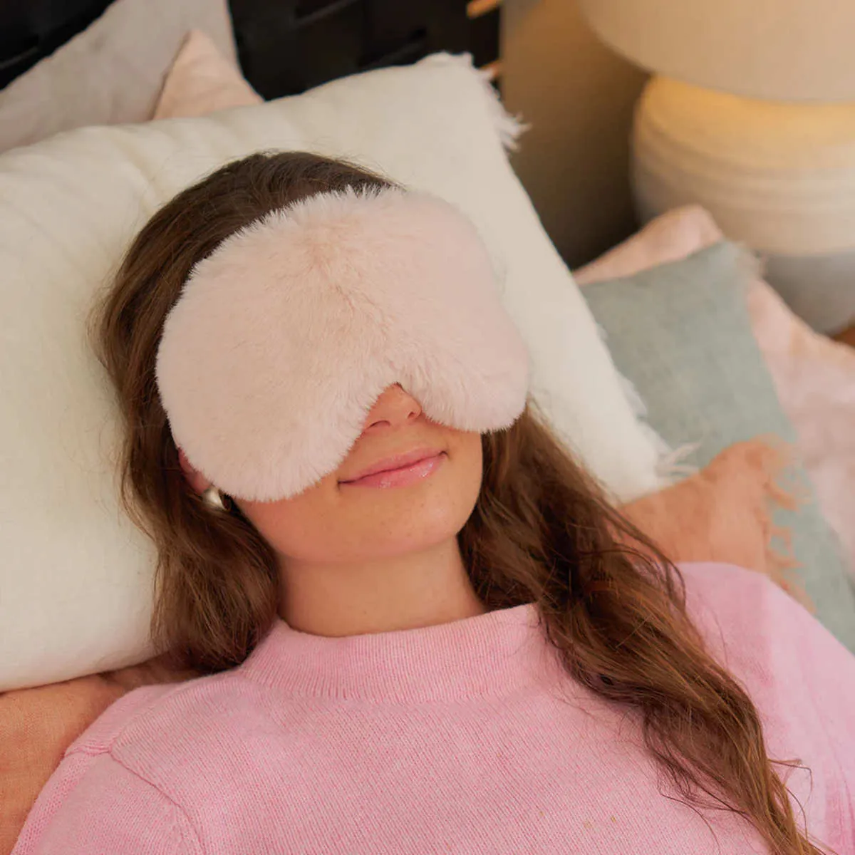 Annabel Trends Cosy Luxe Eye Mask Pink Quartz