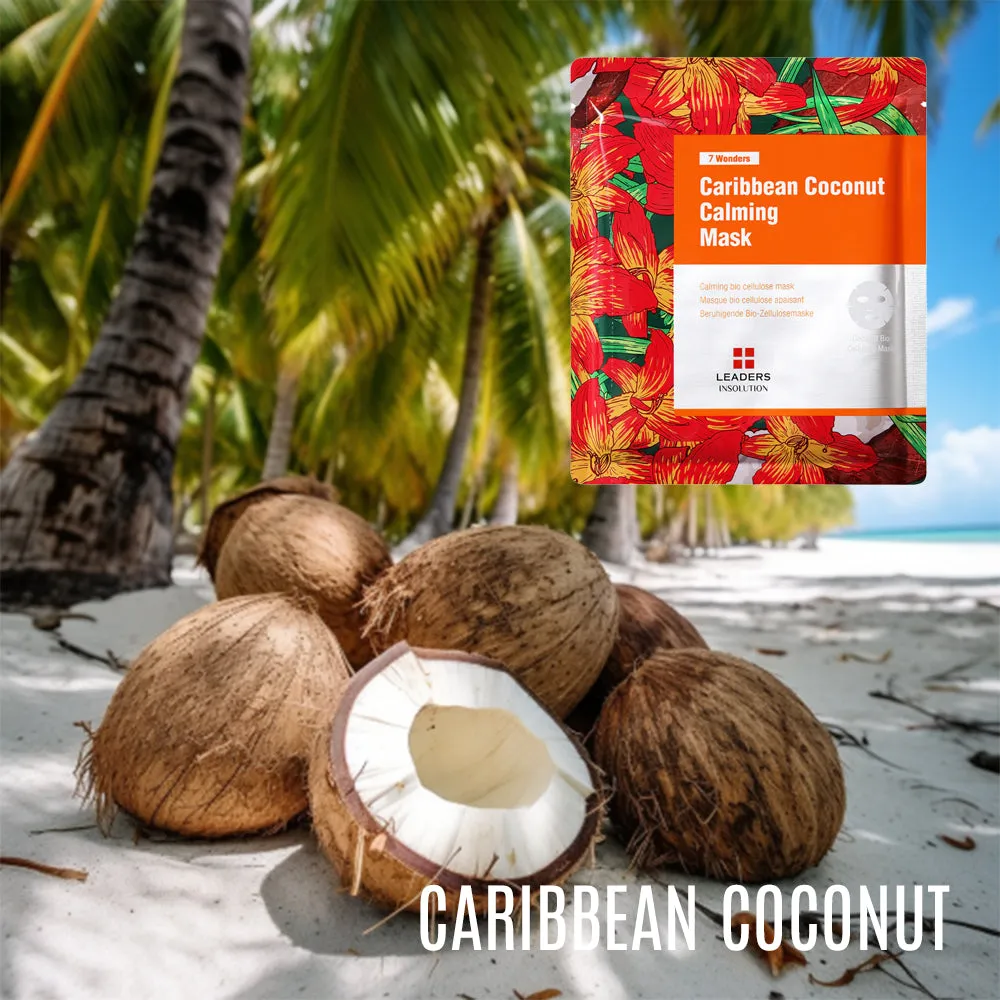 [Clearance Sale] 7 Wonders Caribbean Coconut Calming Mask -  Expiration: JUL 3, 2025