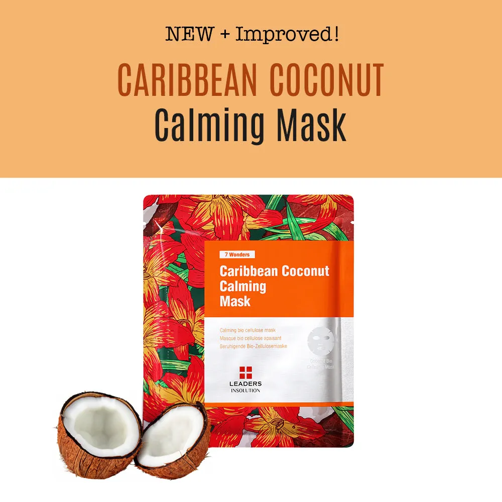 [Clearance Sale] 7 Wonders Caribbean Coconut Calming Mask -  Expiration: JUL 3, 2025