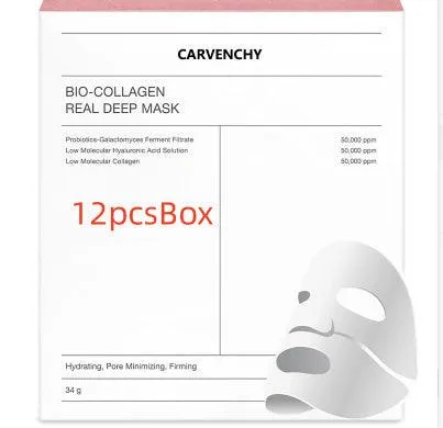 Deep Collagen Overnight Mask The Real Collagen Facial Sheet Masks With Low Molecular Weight Collagen For Elasticity Firming