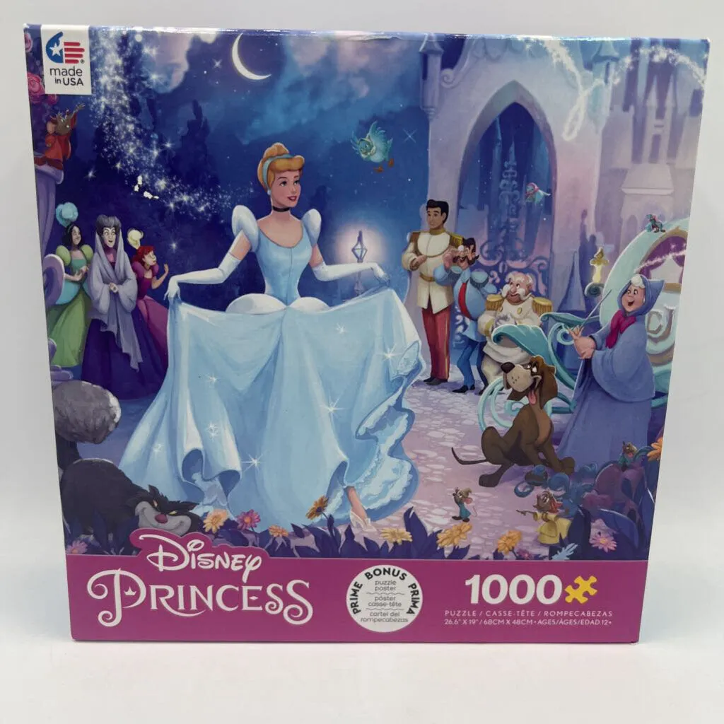 Disney Princess Cinderella 1000pc Puzzle NEW