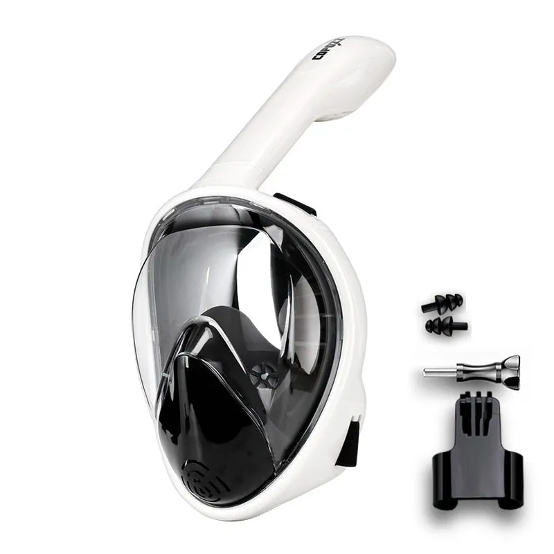 Full Face Snorkel Swimming Mask With Camera