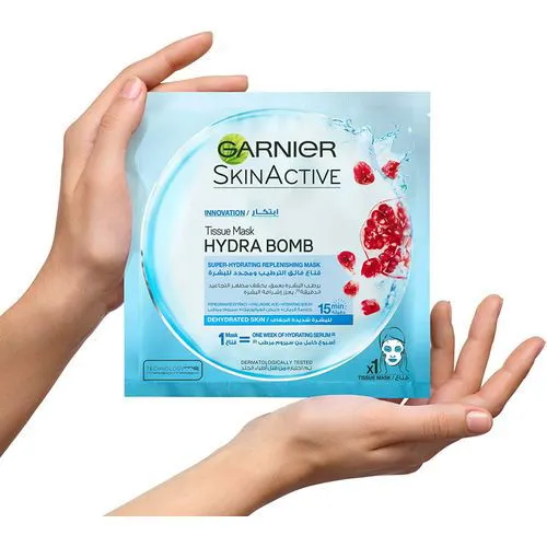 Garnier Replinishing Hydra Bomb Tissue Mask With Pomergerante