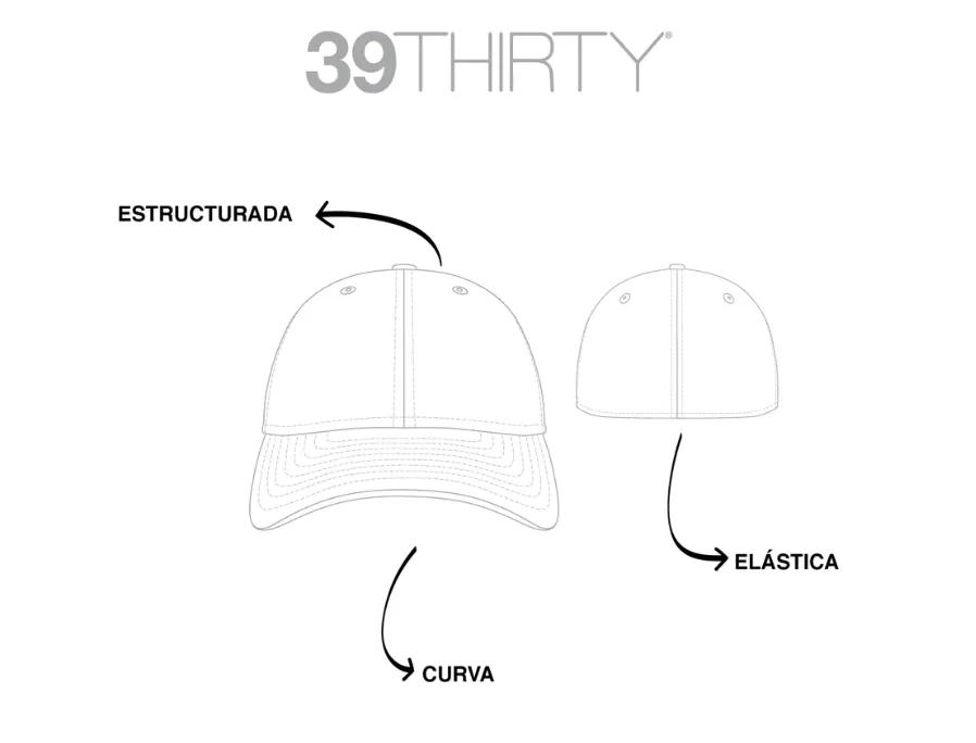 GORRA CH ROSA/AZUL 39THIRTY NEW ERA