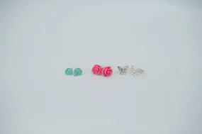 Great Pretenders Pierced Earrings - Boutique Rose