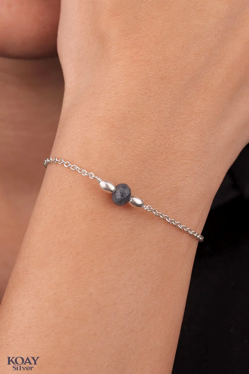 Grey Stone Bracelet