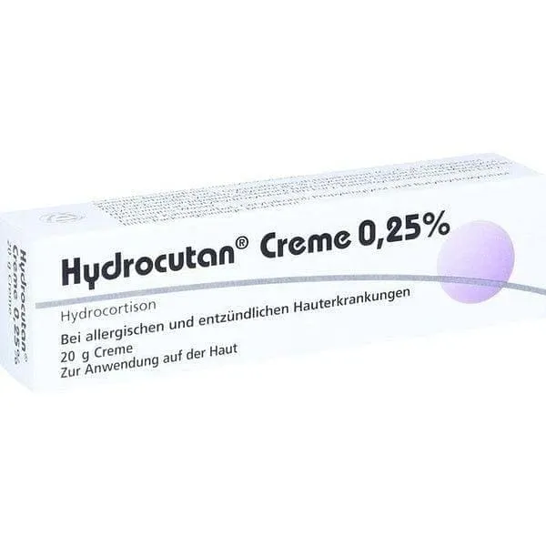 HYDROCUTAN Cream 0.25% cream for allergic skin