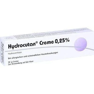 HYDROCUTAN Cream 0.25% cream for allergic skin