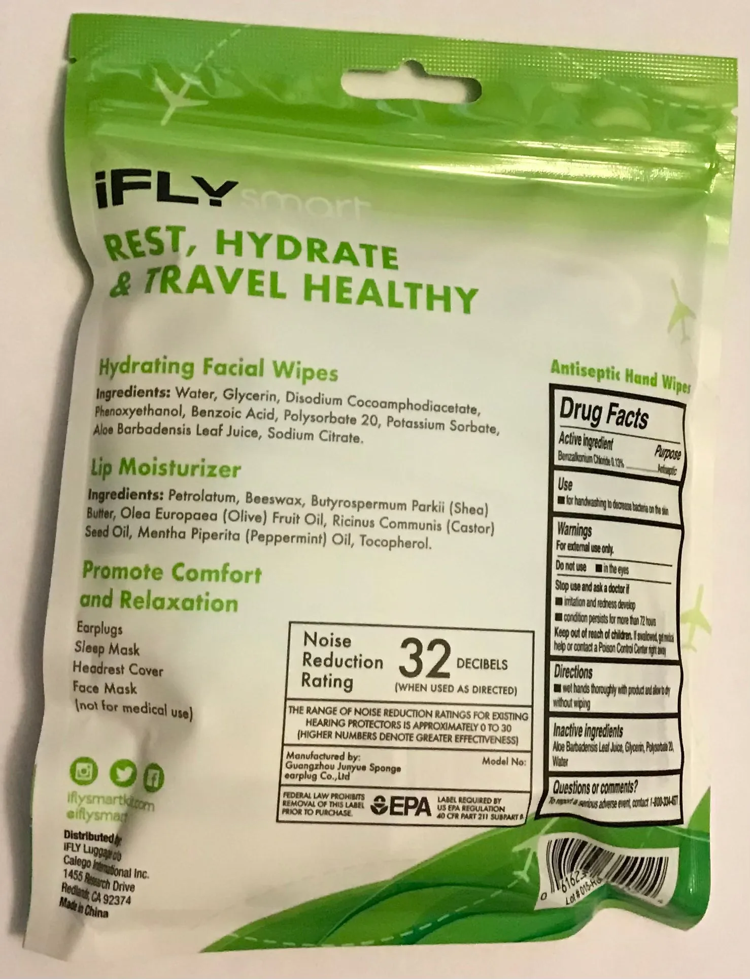 iFLY Happy and Healthy Travel Kit