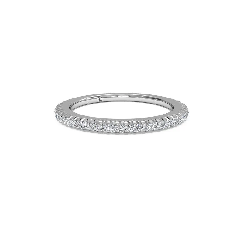 Ladies Micropave 0.30-Carat Diamond Eternity Wedding Band