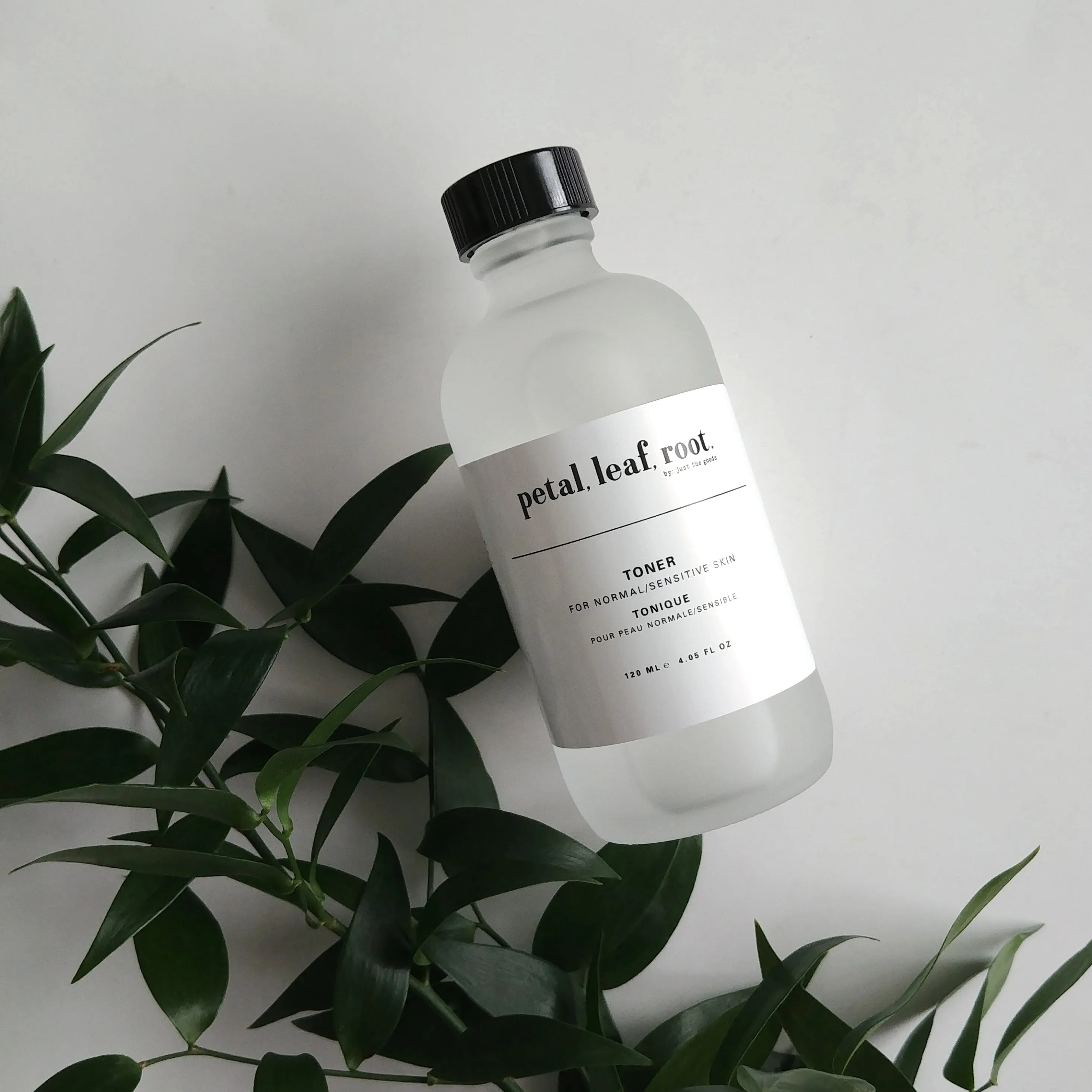 petal, leaf, root. by Just the Goods facial toner for normal/sensitive skin