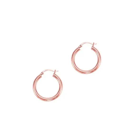 Rose gold Hoop Earrings