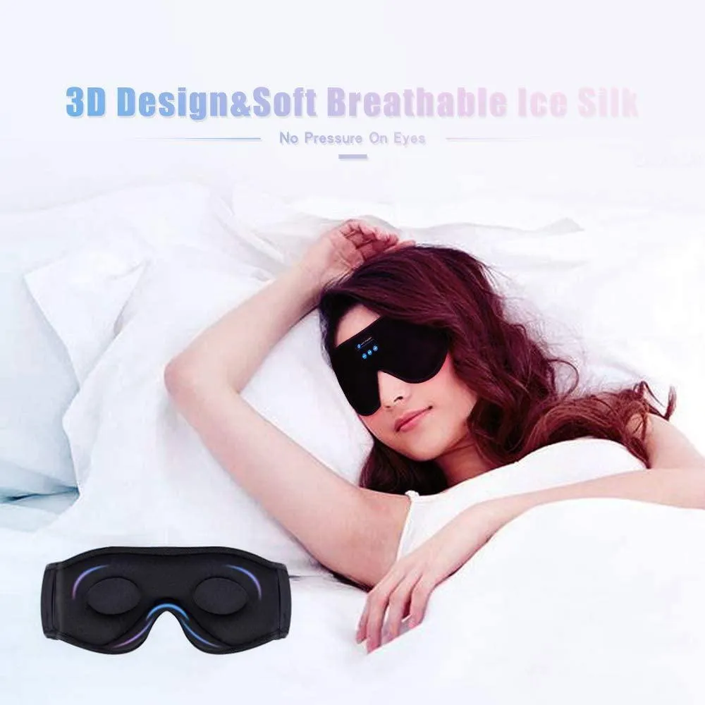 Sleep Headset Bluetooth 5.0 Wireless 3D Eye Mask