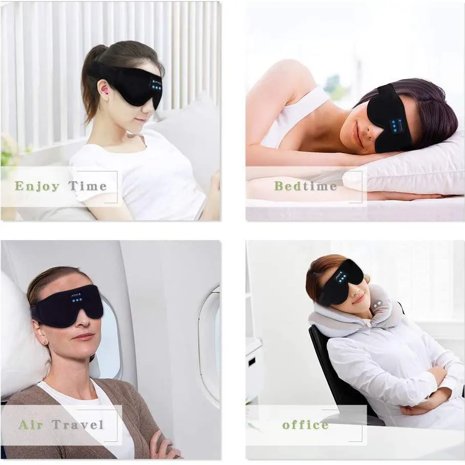 Sleep Headset Bluetooth 5.0 Wireless 3D Eye Mask