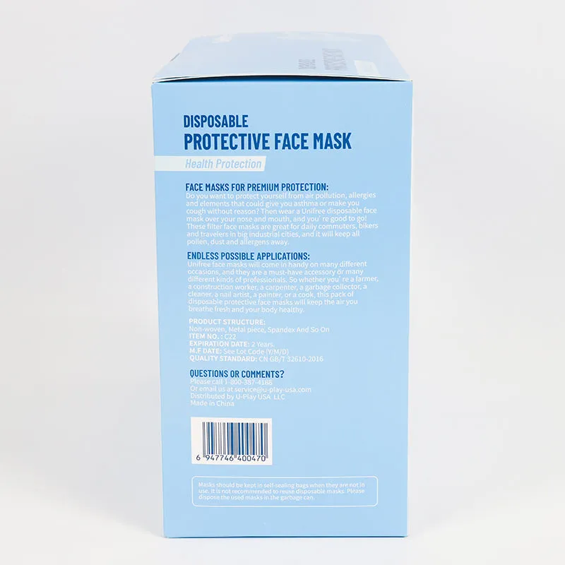 Unifree® Face Mask, 100 Count - Trusted Brand