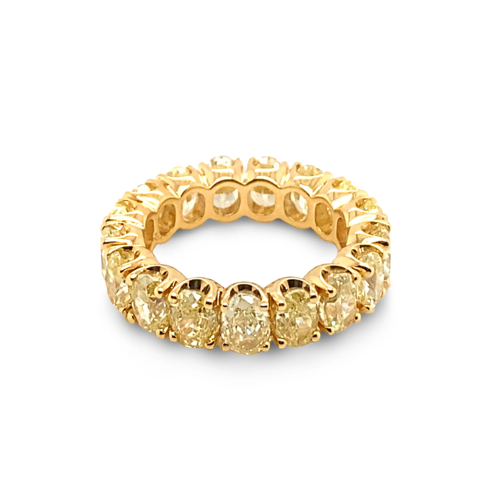 Yellow Diamond Eternity Ring