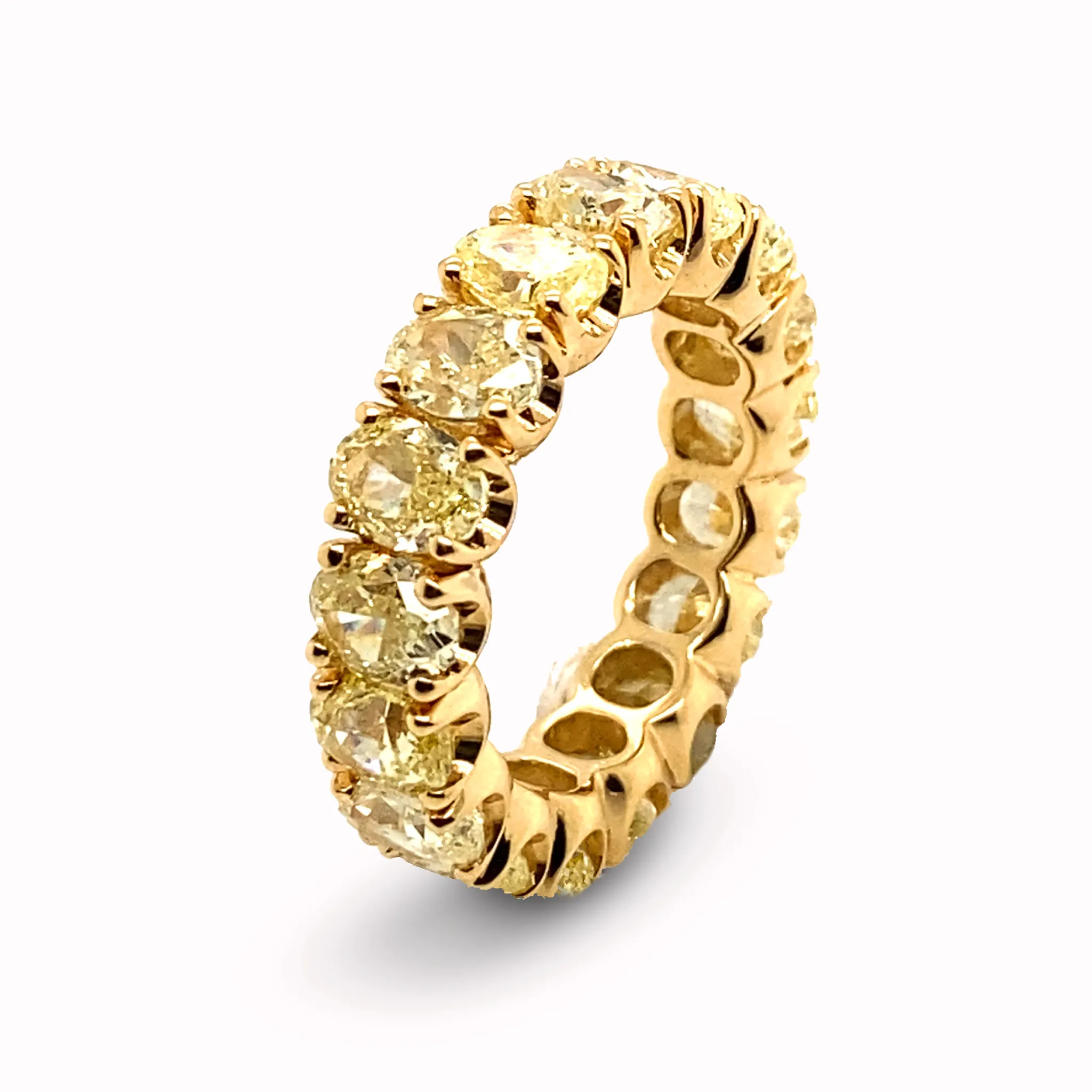 Yellow Diamond Eternity Ring